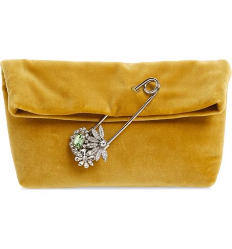 Burberry Safety Pin Clutch 